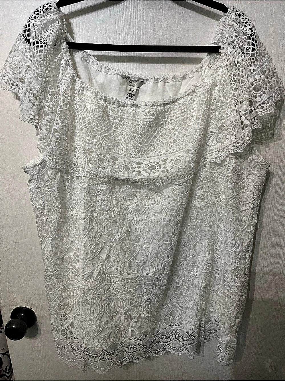 White Lace Blouse Like